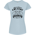 Awesome Cyclist Looks Like This Cycling Womens Petite Cut T-Shirt Light Blue