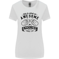 Awesome Cyclist Looks Like This Cycling Womens Wider Cut T-Shirt White