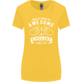 Awesome Cyclist Looks Like This Cycling Womens Wider Cut T-Shirt Yellow