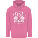 Awesome Dad to Be Looks New Dad Daddy Mens 80% Cotton Hoodie Azelea