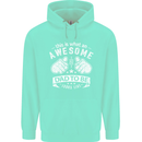 Awesome Dad to Be Looks New Dad Daddy Mens 80% Cotton Hoodie Peppermint