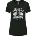 Awesome Dad to Be Looks New Dad Daddy Womens Wider Cut T-Shirt Black