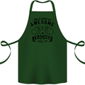 Awesome Teacher Looks Like Teaching Funny Cotton Apron 100% Organic Forest Green