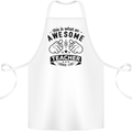 Awesome Teacher Looks Like Teaching Funny Cotton Apron 100% Organic White
