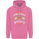 Awesome Teacher Looks Like Teaching Funny Mens 80% Cotton Hoodie Azelea