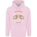 Awesome Teacher Looks Like Teaching Funny Mens 80% Cotton Hoodie Light Pink