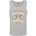 Awesome Teacher Looks Like Teaching Funny Mens Vest Tank Top Sports Grey