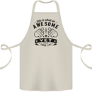 Awesome Vet Looks Like Veterinarian Cotton Apron 100% Organic Natural