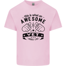 Awesome Vet Looks Like Veterinarian Kids T-Shirt Childrens Light Pink