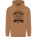 Awesome Vet Looks Like Veterinarian Mens 80% Cotton Hoodie Caramel Latte
