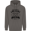 Awesome Vet Looks Like Veterinarian Mens 80% Cotton Hoodie Charcoal