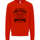 Awesome Vet Looks Like Veterinarian Mens Sweatshirt Jumper Bright Red