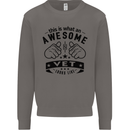 Awesome Vet Looks Like Veterinarian Mens Sweatshirt Jumper Charcoal