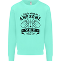 Awesome Vet Looks Like Veterinarian Mens Sweatshirt Jumper Peppermint