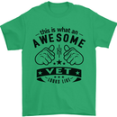 Awesome Vet Looks Like Veterinarian Mens T-Shirt Cotton Gildan Irish Green