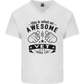 Awesome Vet Looks Like Veterinarian Mens V-Neck Cotton T-Shirt White