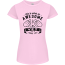 Awesome Vet Looks Like Veterinarian Womens Petite Cut T-Shirt Light Pink
