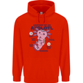 Axoloti Anatomy Childrens Kids Hoodie Bright Red