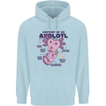 Axoloti Anatomy Childrens Kids Hoodie Light Blue