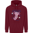 Axoloti Anatomy Childrens Kids Hoodie Maroon
