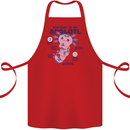 Axoloti Anatomy Cotton Apron 100% Organic Red