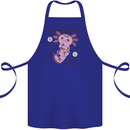 Axoloti Anatomy Cotton Apron 100% Organic Royal Blue