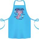 Axoloti Anatomy Cotton Apron 100% Organic Turquoise