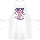 Axoloti Anatomy Cotton Apron 100% Organic White