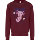 Axoloti Anatomy Kids Sweatshirt Jumper Maroon