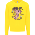 Axoloti Anatomy Kids Sweatshirt Jumper Yellow