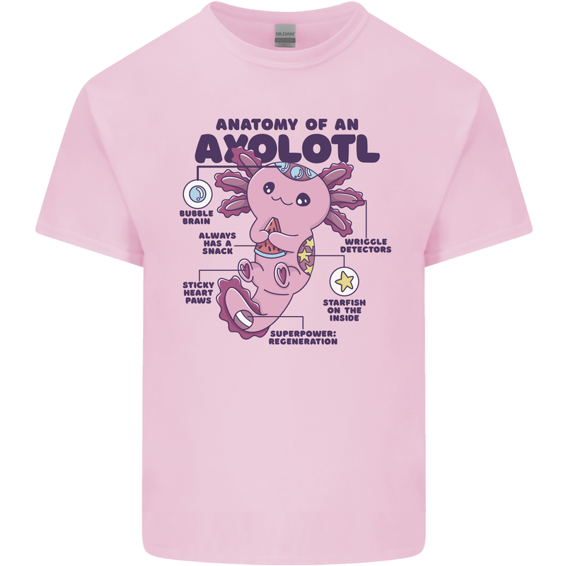 Axoloti Anatomy Kids T-Shirt Childrens Light Pink