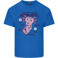 Axoloti Anatomy Kids T-Shirt Childrens Royal Blue