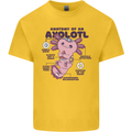 Axoloti Anatomy Kids T-Shirt Childrens Yellow