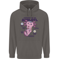 Axoloti Anatomy Mens 80% Cotton Hoodie Charcoal