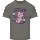 Axoloti Anatomy Mens Cotton T-Shirt Tee Top Charcoal