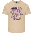 Axoloti Anatomy Mens Cotton T-Shirt Tee Top Sand