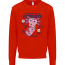 Axoloti Anatomy Mens Sweatshirt Jumper Bright Red