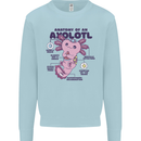 Axoloti Anatomy Mens Sweatshirt Jumper Light Blue