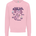Axoloti Anatomy Mens Sweatshirt Jumper Light Pink