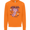 Axoloti Anatomy Mens Sweatshirt Jumper Orange