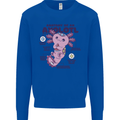 Axoloti Anatomy Mens Sweatshirt Jumper Royal Blue
