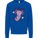 Axoloti Anatomy Mens Sweatshirt Jumper Royal Blue
