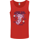 Axoloti Anatomy Mens Vest Tank Top Red