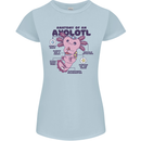 Axoloti Anatomy Womens Petite Cut T-Shirt Light Blue