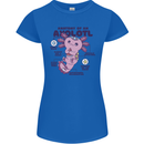 Axoloti Anatomy Womens Petite Cut T-Shirt Royal Blue