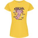 Axoloti Anatomy Womens Petite Cut T-Shirt Yellow