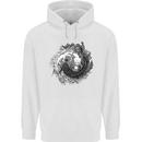 Axoloti Yin Yang Childrens Kids Hoodie White