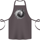 Axoloti Yin Yang Cotton Apron 100% Organic Dark Grey