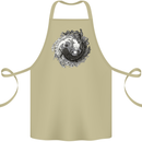 Axoloti Yin Yang Cotton Apron 100% Organic Khaki
