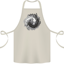 Axoloti Yin Yang Cotton Apron 100% Organic Natural